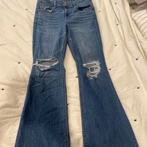 American Eagle Hi Rise Artist Flare sz 10 Short